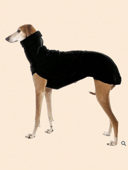 Roupas para Galgos, Pijama de Inverno para Cães Macacão Gola Alta Elástico Roupas para Galgos Roupa de Estimação Casaco para Cães de Porte Médio, Gran