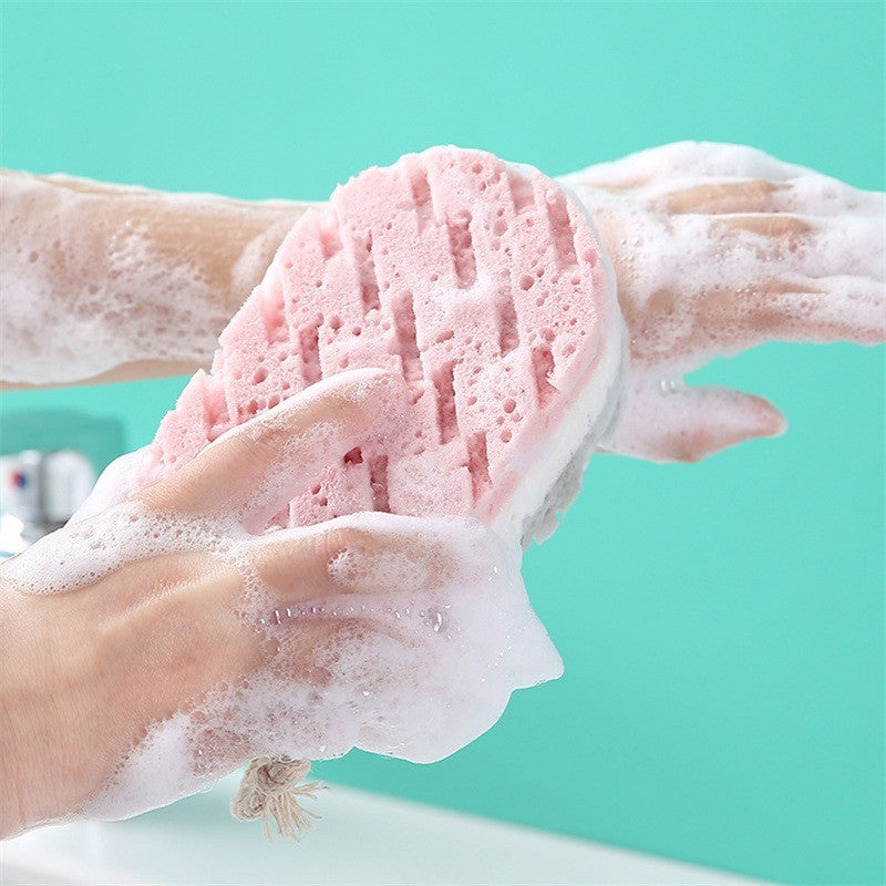 Sponge Bath Ball Shower Rub For Whole Body Exfoliation Massage Brush Scrubber Body Brush Sponge Brush Bathroom 1/2/3PCS