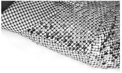 High-quality Sequined Suits Men Clothing Gold / Silver Autumn / Winter New Male Wedding Banquet Party Dress Blazer and Pant