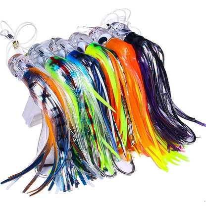 1 Isca de Corrico 65G/100G Pesca em Barco em Águas Profundas Isca de Atum Polvo Iscas de Água Salgada para Mahi Marlin Wahoo Acessórios de Pesca de Grande Porte