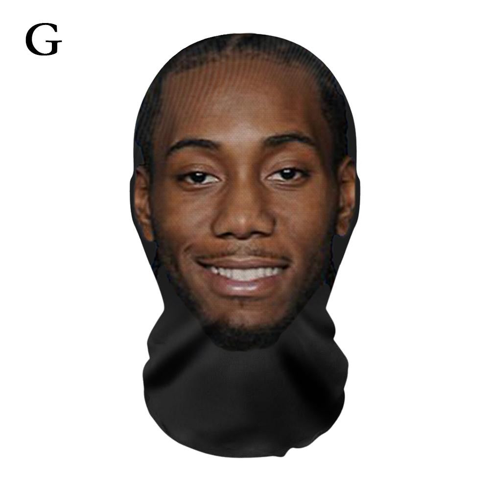 Full Face Mask Celebrity Ball-game Star Face Mask Simulation Mesh Mask For Men Party Supplies Cosplay Props Novel