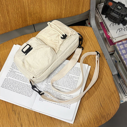 Sports Crossbody Bag, Workwear Style Design, Single Shoulder Bag, Multifunctional Lightweight Chest Bag, Mobile Phone Bag