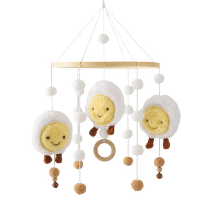 Baby Wooden Bracket Bed Bell 0 6 Months Toy Bracket Accessories Hanging Bracket Soft Mobile On the Bed Baby Room Decoration Crib