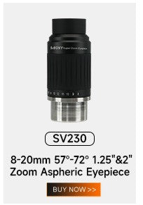 Telescópio Astronômico Refrator Svbony SV48P 90/102mm Abertura OTA com Focador de Duas Velocidades para Astrofotografia de Céu Profundo