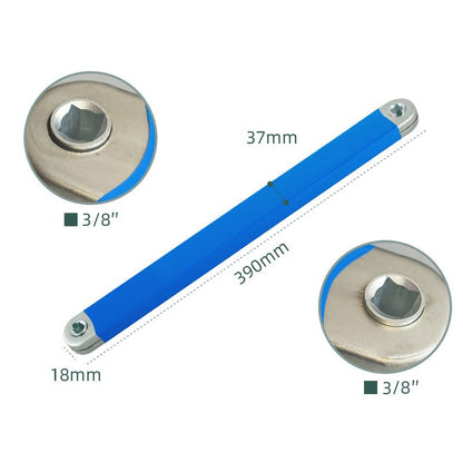 Chave Catraca de Extensão Longa Rotativa Torque Soquete de Impacto Grande Chave Inglesa Espaços Apertados Ferramentas Automotivas 1/2", 1/4" e 3/8
