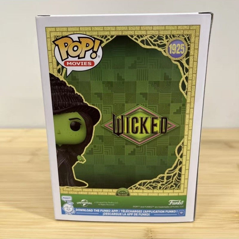Funko Pop Oficial Original Tv Wicked Elphaba Boneco de Ação Modelo 1925 Bonecos de Escultura de Vinil Coleção de Edição Limitada Presente para Fãs