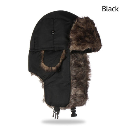 Men Women Fur Earflap Winter Cap Russian Ushanka Winter Hats Ski Hat Winter Warm Hat