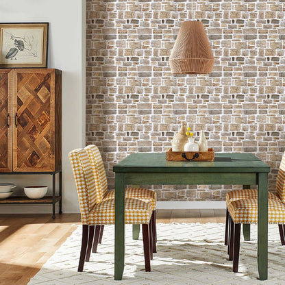 3D Tile Stickers, 3D Faux Stone Textures, Matte, 30cm x 30cm, Water and Mold Resistant, for Living Room, Kitchen Wall Update