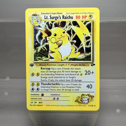 Cartas PROXY PKM Gym-Challenge/Neo-Genesis Lugia Typhlosion Rocket's Mewtwo PTCG Foil Game Collection Cards Game Toys