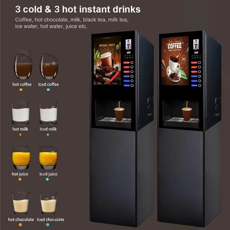 High Frequency Use Wholesale Electric Fully Automatic Coin Operated Instant Hot Commercial Coffee Vending Machine