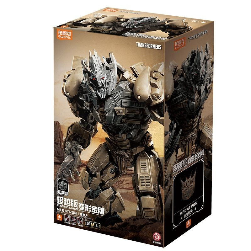 Blokees Bumblebee Megatron Action Figure Classe Clássica Estatueta Colecionável Transformável Modelo Estátua Decoração de Quarto Brinquedos de Mesa Presente