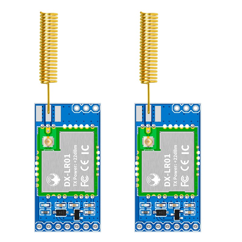Módulo Sem Fio LoRaWAN LoRa ASR6601 SOC -138dBm Coleta de Dados 27dBm 915/868/433Mhz Baixo Consumo 10KM Longo Alcance UART PCBA IoT