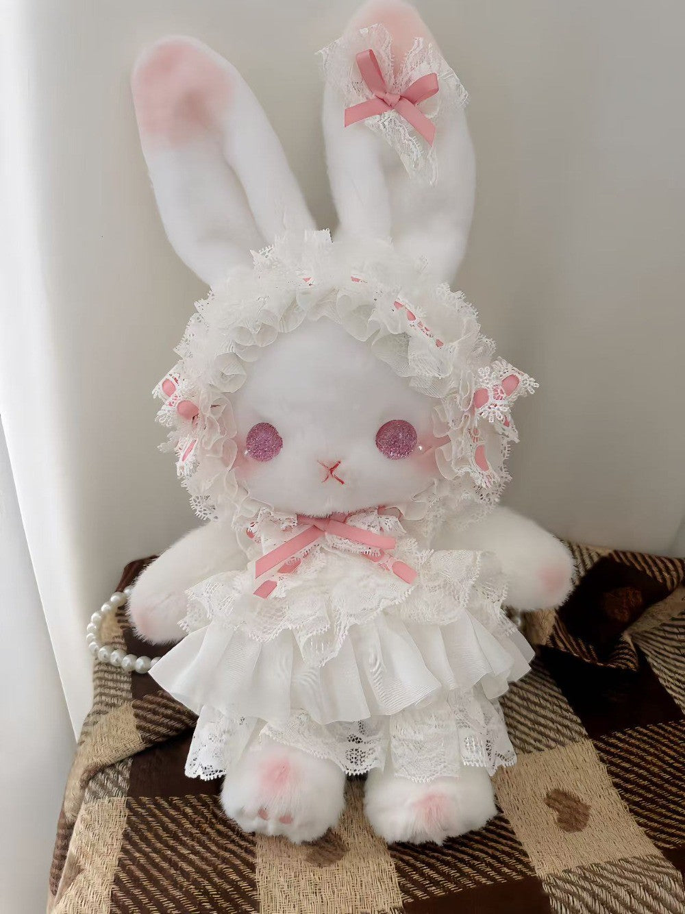 Kawaii Bunny Bag Princess Lolita Shoulder Bag Long-eared Rabbit Sweet Crossbody Bags