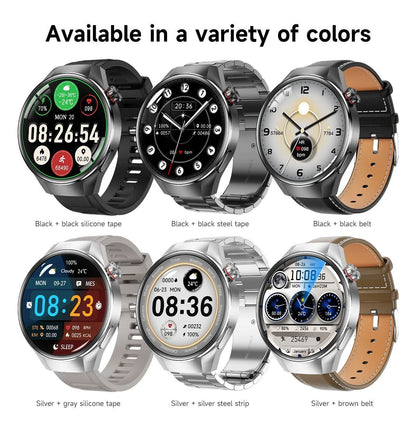 Smartwatch 2025 Original G5 Plus, Tela AMOLED HD de 1,75", Rastreamento GPS, Frequência Cardíaca, Chamada Bluetooth, Bússola para Homens