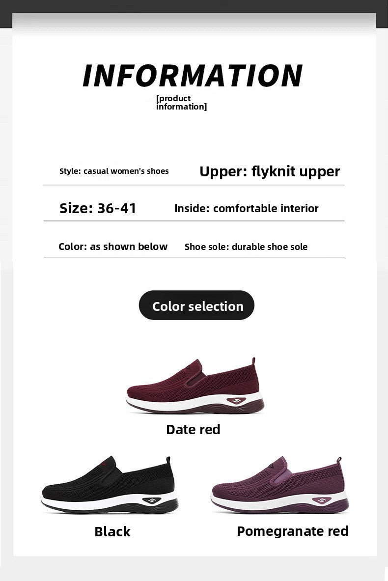 Women Casual Sports Shoes Breathable Lightweight Sneakers Anti-slip Flats Outdoor Running Walking Shoes Female Vulcanized Shoes