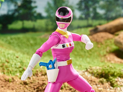Power Rangers Lightning Collection Ranger Zeo Amarelo, Ranger Fantasma do Espaço, Ranger Rosa Dino Charge, Ranger Verde - Bonecos de Ação