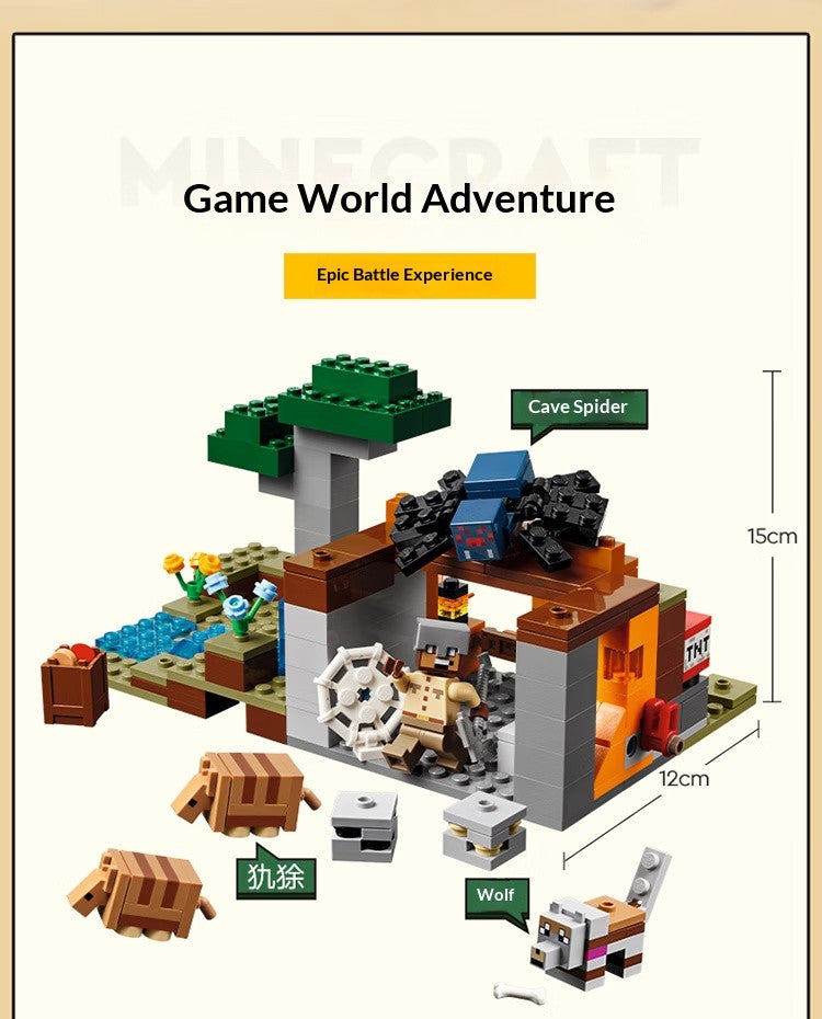 LEGO Blocos de Montar My World Série 21269 A Aventura da Mina do Tatu Blocos de Montar de Quebra-Cabeça para Crianças Brinquedo de Presente