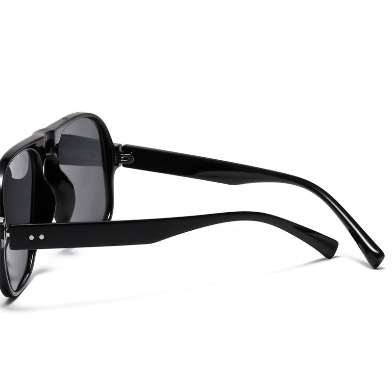 GD Aviator sunglasses with metal hinge Colorful modern street sunglasses Fashion trend eyeglasses frame