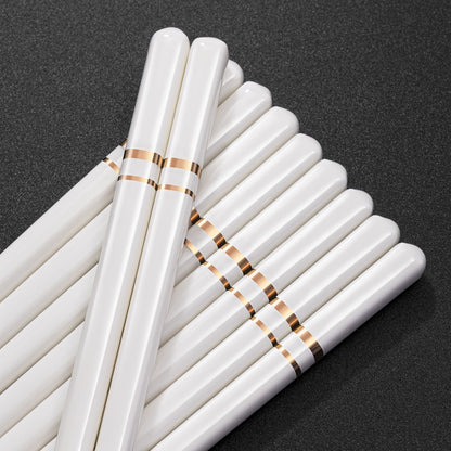 Hashis de Cerâmica Chinesa com Propriedades Antiderrapantes e Anti-queda, Conjunto de Hashis de Cerâmica Doméstica de Alta Qualidade Acessórios de Cozinha