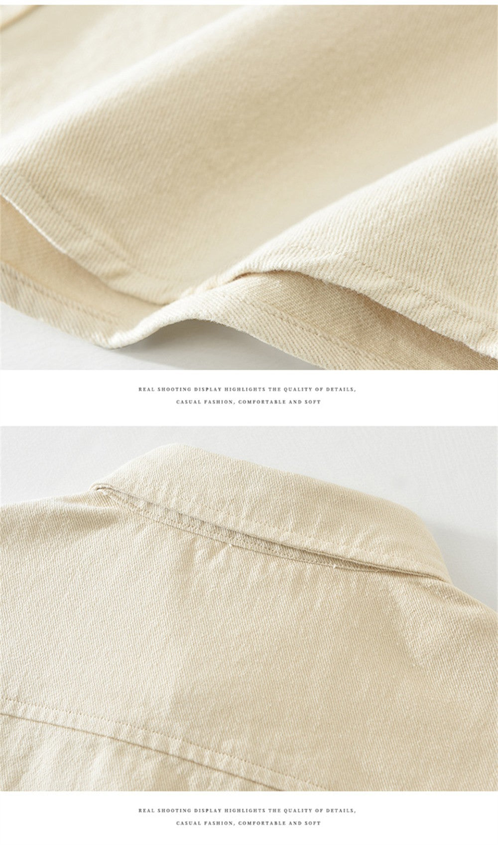 Autumn Winter men's long sleeve clothing cotton cargo shirts Solid workwear men tops Thickened shirt jacket for men 7569#