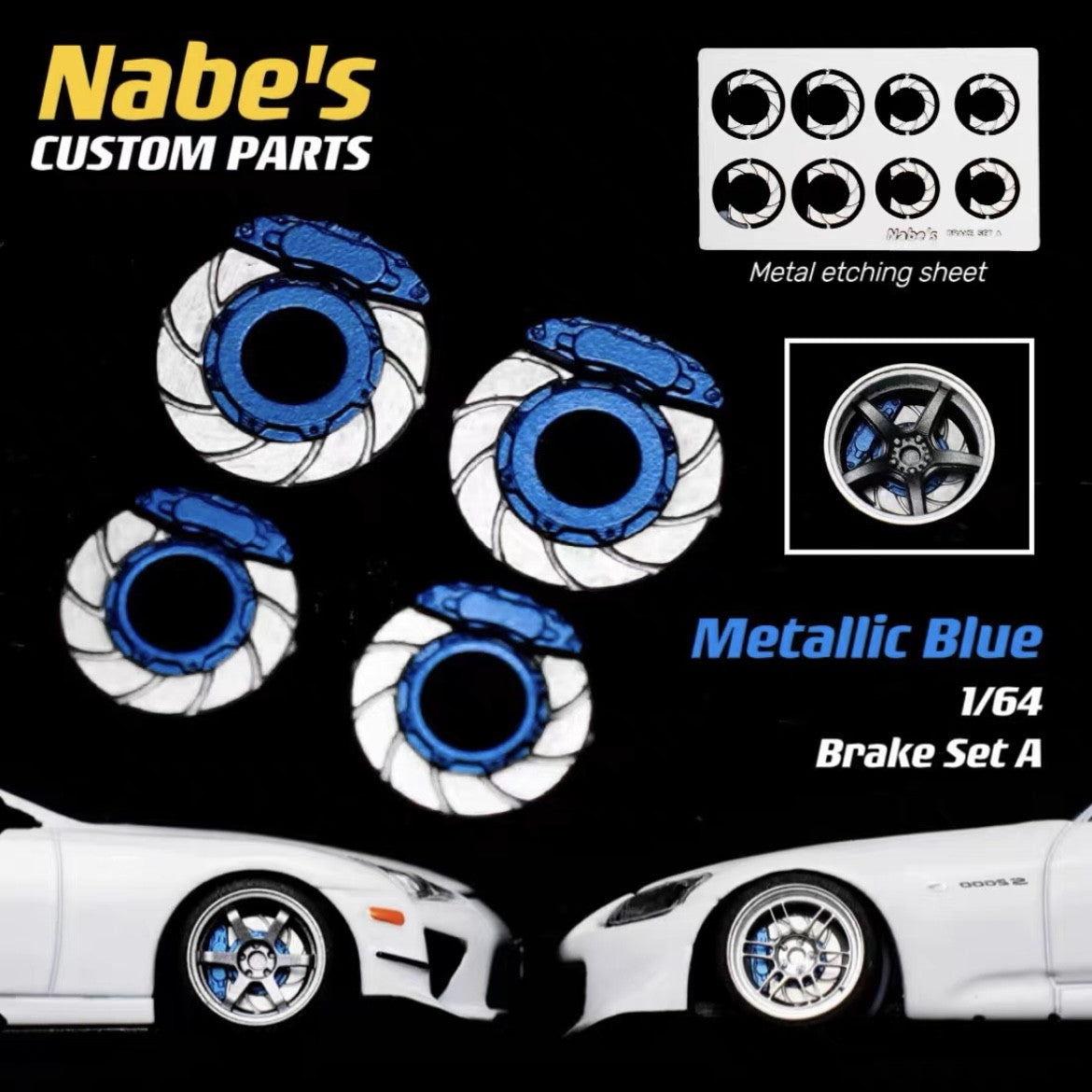1/64 Chika  Wheels with Rubber Tires Model Car Modified Parts BBS RS  JDM VIP For Hotwheels Tomica MiniGT ?Supplied with axle?