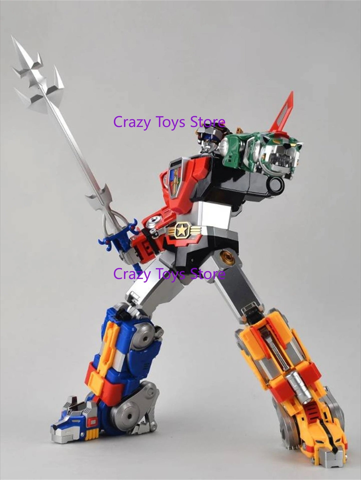 ?IN STOCK?Transformation MC Muscle Bear Beast Lion King Golion Alloy Metal Voltron Defender Action Figure