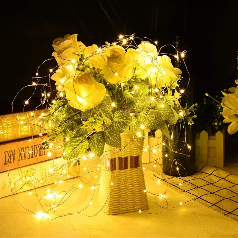 7m/12m/22m/32m LED Solar Light Outdoor Garden Fairy String Light Led Twinkle Waterproof Lamp for Christmas Patio Tree Party