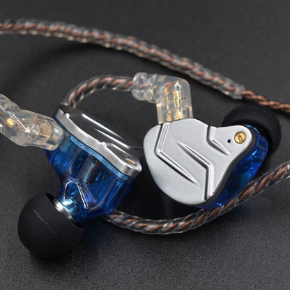 Fone de ouvido intra-auricular KZ ZSN PRO 1BA 1DD híbrido com cancelamento de ruído HIFI Esportivo Fone de ouvido ZES ZEXPRO EDC EDS DQ6S