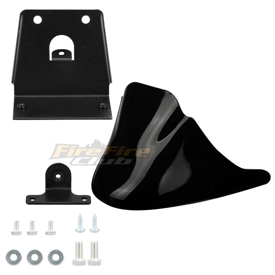 Spoiler Preto Inferior Dianteiro para Motocicleta, Protetor de Lama, Defletor de Ar, Carenagem Inferior para Harley XL Sportster 883 1200