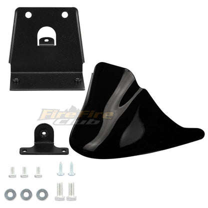 Spoiler Preto Inferior Dianteiro para Motocicleta, Protetor de Lama, Defletor de Ar, Carenagem Inferior para Harley XL Sportster 883 1200