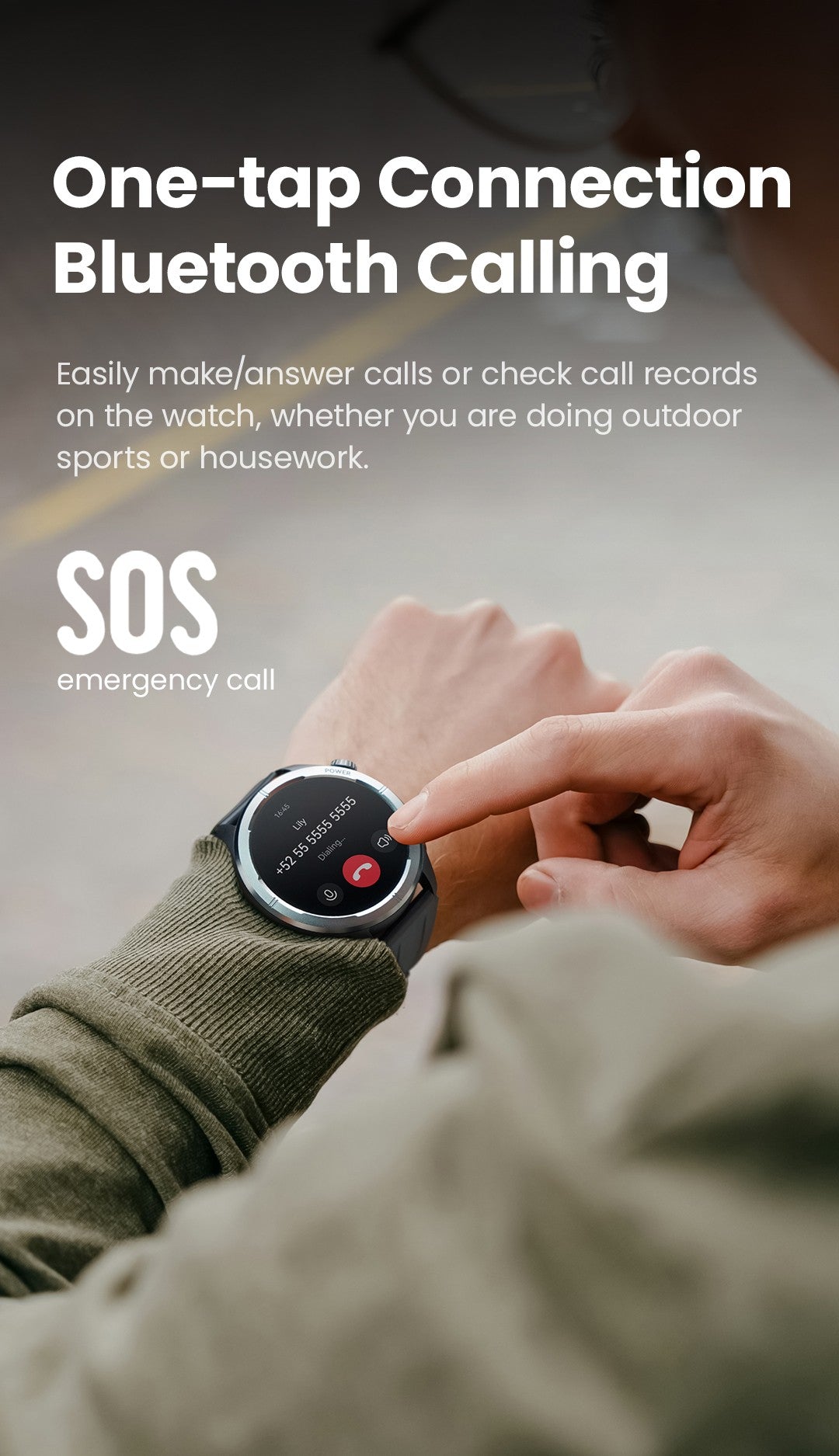 Smartwatch HAYLOU Solar Neo Tela HD de 1.53'' Monitoramento de Saúde 24H Chamada Bluetooth Smartwatch Masculino Feminino Relógios Esportivos Inteligentes