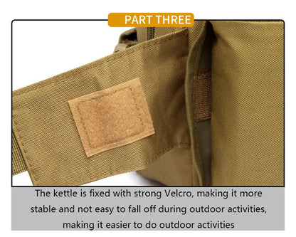 Outdoor Waist Bag Men Tactical Water Bottle Waterproof Bags Camouflage Hunting Hiking Climbing Bag Nylon Mobile Phone Belt Pack
