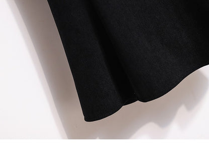 Plus Size Skirt Women 2024 Winter High Waist Elastic Velvet A Line Mermaid Skirt Korean Style Elegant Brown Or Black Long Skirts