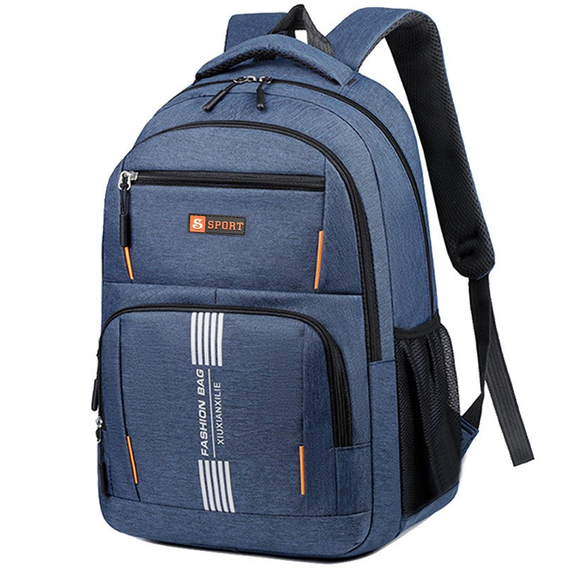 Neutral style backpack for men and women,suitable for business trips and student schoolbags,with multiple layers of pockets