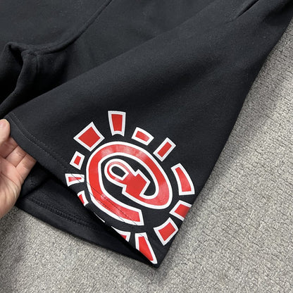 ADWYSD Shorts Sun Roll Basic Printed Drawstring Shorts American Casual Men Women's Basketball Short Pants