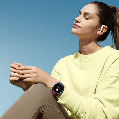 Mibro A3 Smartwatch Posicionamento GPS Chamada Bluetooth Design Super Leve Tela de 1.39'' Monitor de Saúde Relógio Esportivo Para Homens Mulheres