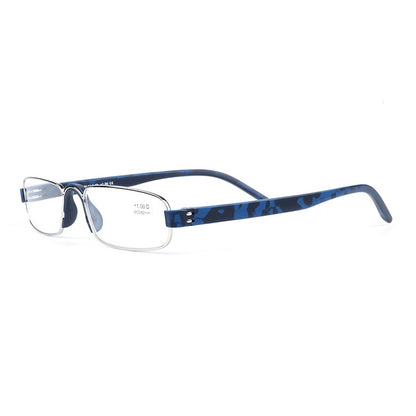 Guanhao Transparent Optical Reading Glasses Man Clear Women Presbyopia Hyperopia Reading Glasses Frame Alloy Ultralight HD View