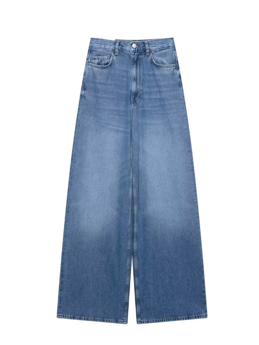 Fashion Denim Women Short Shirt Lapel Half Puff Sleeve Pleated Turn-down Collar Solid Female Top Spring Summer Lady Shirts M8WQ