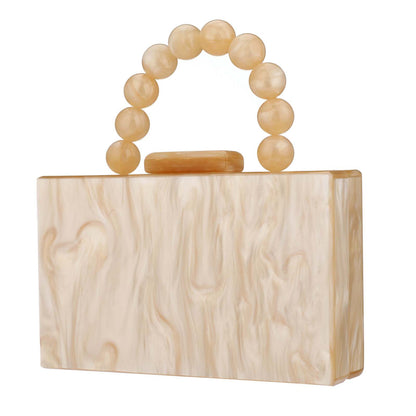 Acrylic Handbag Casual Trend Small Square Bags Women Clutches Wedding Party Dating Lady Trendy Evening Bags Chain Shoulder Bag