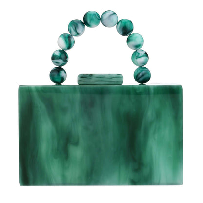 Acrylic Handbag Casual Trend Small Square Bags Women Clutches Wedding Party Dating Lady Trendy Evening Bags Chain Shoulder Bag