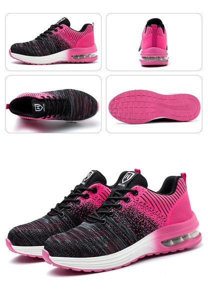 Steel Toe Puncture Resistant women Safety Shoes Breathable Comfortable Slip Resistant  Work Shoes Lightweight Tread Sneakers ?