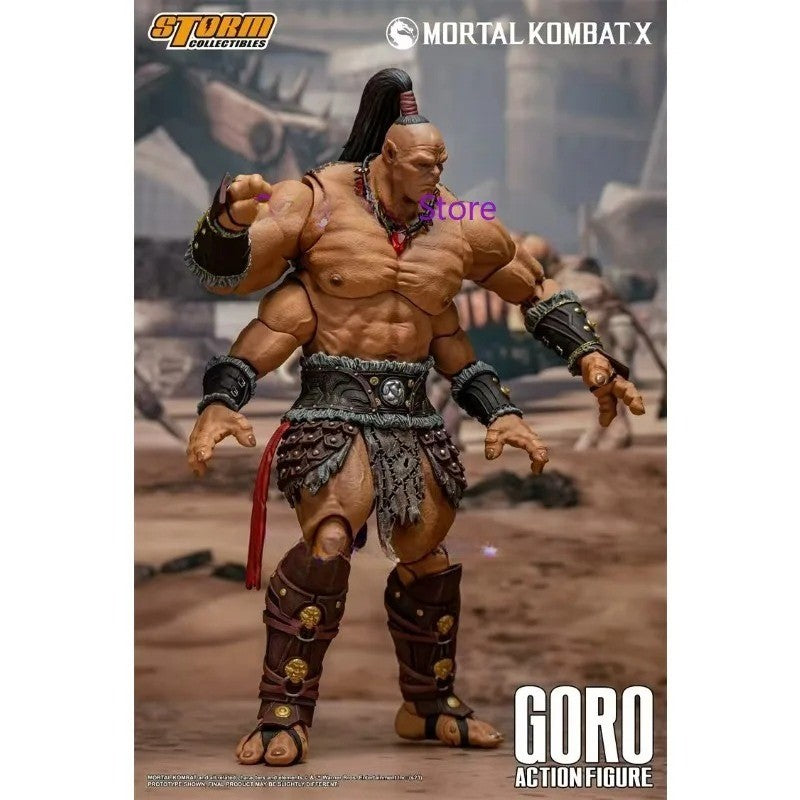 Em estoque Original STORM TOYS Storm Mortal Kombat GORO Boneco de Anime Modelo Colecionável Presente