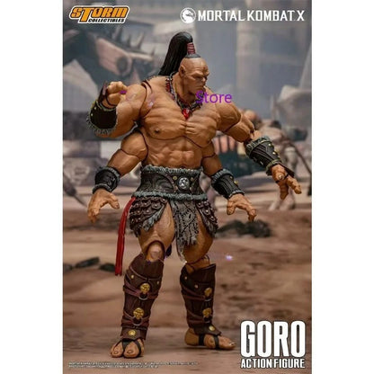 Em estoque Original STORM TOYS Storm Mortal Kombat GORO Boneco de Anime Modelo Colecionável Presente