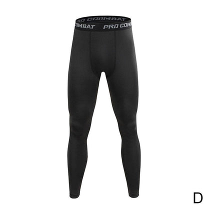 Men Compression Tight Leggings Running Sports Male Workout Bottoms Trousers Jogging Dry Yoga Pants Quick Fitness Training