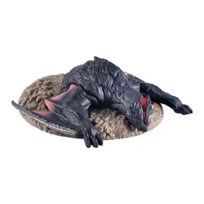 Brinquedos Gashapon Originais Bandai Monster Hunter Capture Team 2 Anime Bonecos Rathalos Gore Magala Tigrex Decoração de Modelo Presentes