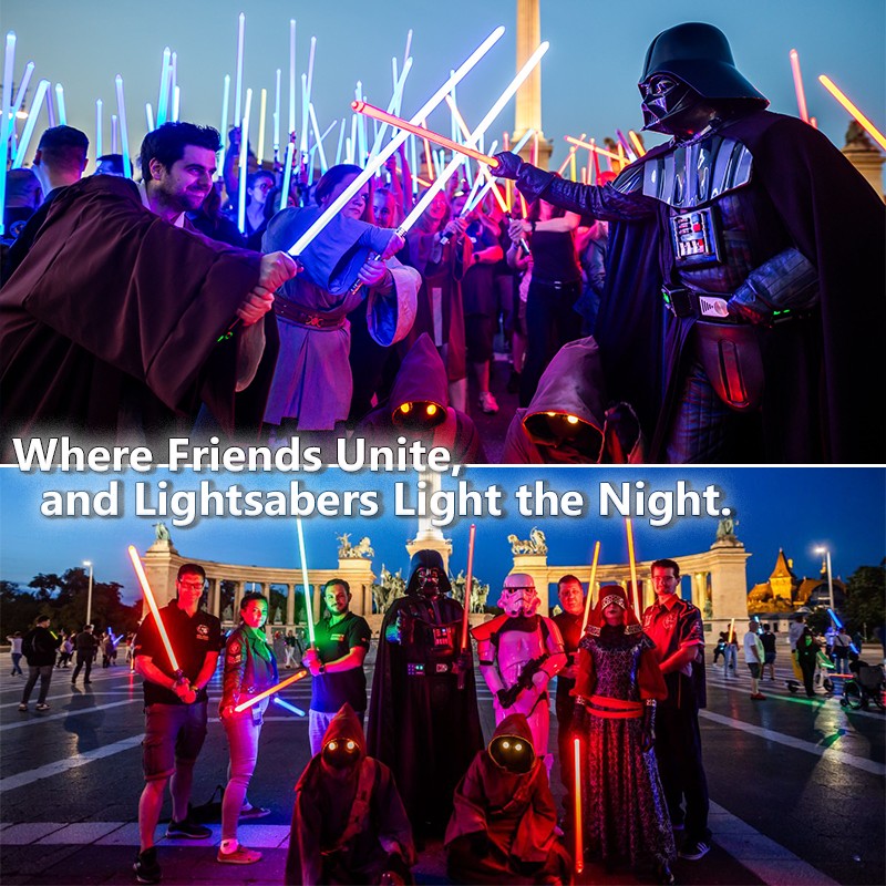 4-16Packs Light Up Sabers 7 Colors Expandable Light Swords Toys for Kid Adult Birthday Gifts Classroom Rewards Wedding Favors