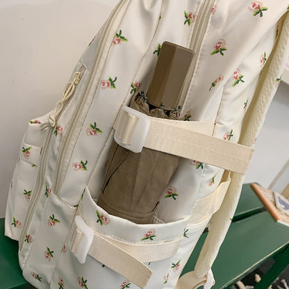 Mochila Bonitinha para Meninas Moda Bolsa Escolar Grande Capacidade Bolsa Escolar para Estudantes Bolsa de Armazenamento de Viagem Portátil para Crianças Bolsa de Praia