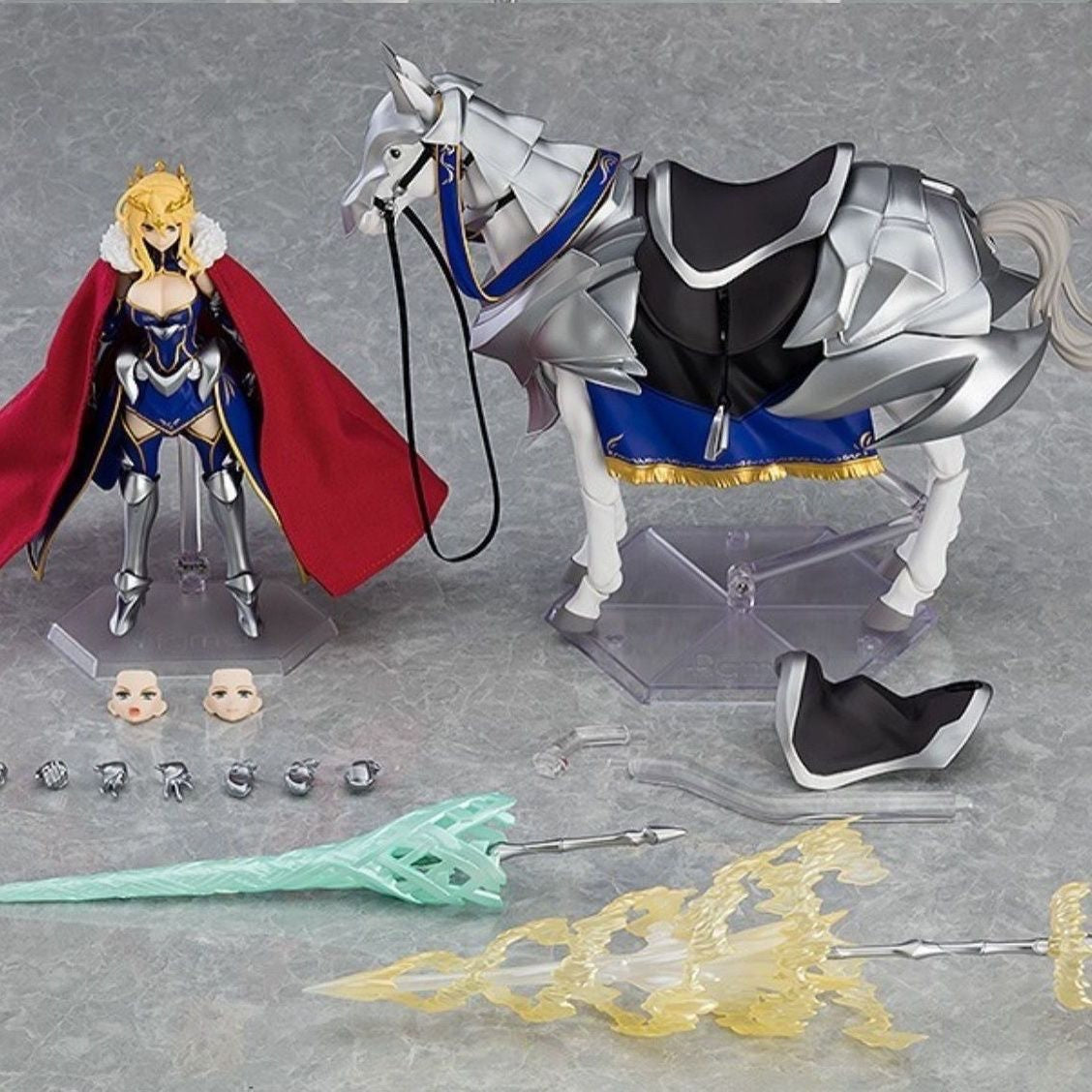 Fate/stay night Anime Boneco Altria Pendragon Ação com Cavalo de Guerra Blindado Figma 568 Dx Estatueta Coleção Ornamento Presente