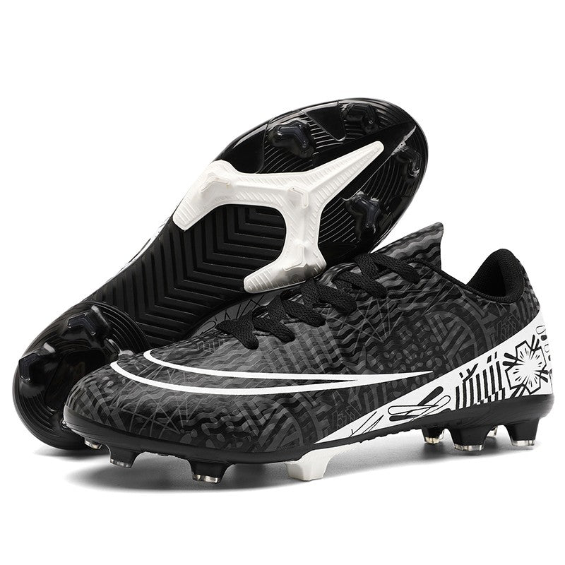 Men Soccer Shoes Adult Kids FG Football Boots Cleats Grass Training Turf Shoes Outdoor Non Slip Futsal Sneakers Unisex