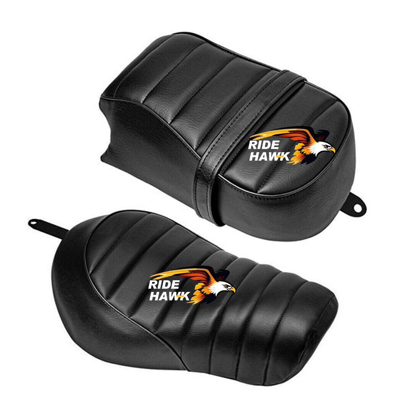 Assento de Motorista de Moto Assento Traseiro de Passageiro Pillion Preto Conjunto de Assento Sporster para Harley Sportster Iron 883 XL883N 2016-2022